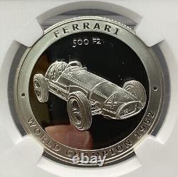 2005 Cook Island Silver Ferrari $5 NGC PF 69 Ultra Cameo