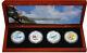 2006 Cook Islands $2 1930's Racer Series 4 X 1oz Silver coin Set