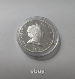 2006 Cook Islands US Liberty Statue Monument Fine Silver 1 Oz Coin #4155/5000 3D