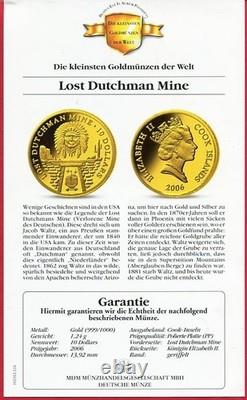 2006 Lost Ducthman Gold Mine / G$10 Cook Island / NGC PR-67 Ultra Cameo POP 3