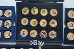 2007 Elizabeth & Phillip Cook Islands $1 One Dollar 56 Coin Set Collection
