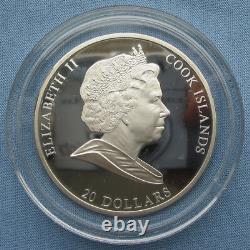2008 Cook Islands $20 Raphael School of Athens Art ARS Vaticana 3 oz. 999 Silver