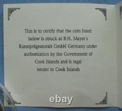 2008 Cook Islands $20 Raphael School of Athens Art ARS Vaticana 3 oz. 999 Silver