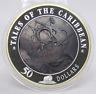 2008 Cook Islands $50 Tales of Caribbean Mother of Pearl 5 Oz. 999 Silver Coin