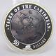 2008 Cook Islands $50 Tales of Caribbean Mother of Pearl 5 Oz. 999 Silver Coin