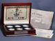 2008 Cook Islands 6 x 28.2 Gram Silver TALL SHIPS Proof Set 99.9% with Box & C
