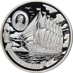 2008 Cook Islands 6 x 28.2 Gram Silver TALL SHIPS Proof Set 99.9% with Box & C