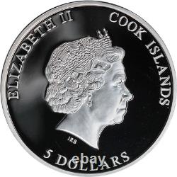 2008 Cook Islands 6 x 28.2 Gram Silver TALL SHIPS Proof Set 99.9% with Box & C