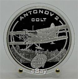 2008 Cook Islands Antonov Family 5 coins X 1 Oz Silver Proof Complete Set