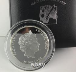 2009 Cook Island Mona Lisa Masterpiece of Art 3 oz Silver Coin