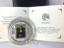 2009 Cook Island Mona Lisa Masterpiece of Art 3 oz Silver Coin