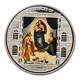 2009 Cook Islands Masterpieces of Art Raphael Sistine Madonna 3 Oz Silver Coin