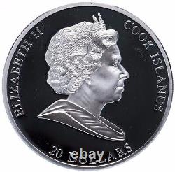 2009 Cook Islands Masterpieces of Art Raphael Sistine Madonna 3 Oz Silver Coin