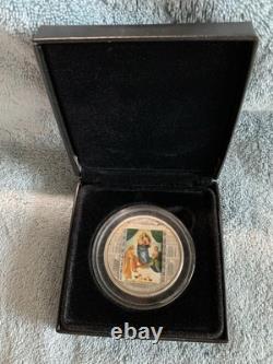 2009 Cook Islands Masterpieces of Raffaello Sanzio $20 Silver Coin 3oz Proof