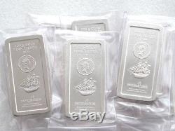 2009 Cook Islands Ship $5 Five Dollar 100 Gram Silver Bullion Coin Bar Sealed