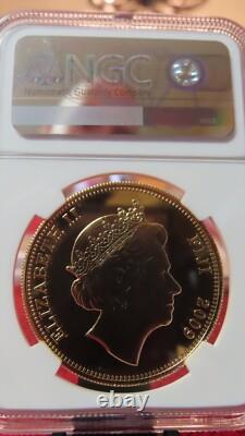 2009 Fiji Great Explorers of the Pacific Gold Gilded JAMES COOK ships NGC MS67