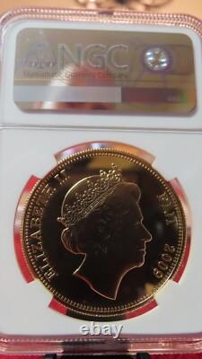 2009 Fiji Great Explorers of the Pacific Gold Gilded JAMES COOK ships NGC MS67