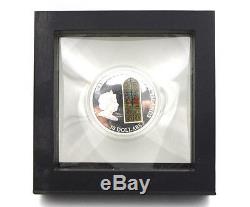 2010 COOK ISLANDS WINDOW OF HEAVEN COLOGNE 50gram SILVER PROOF COIN BOX