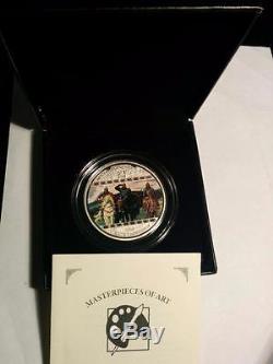 2010 Cook Islands 20$ Three Bogatyrs Masterpieces of Art 3oz Silver Proof Coin