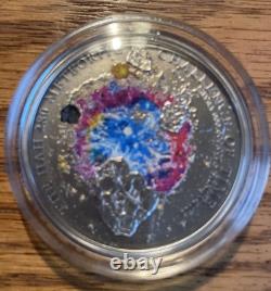 2010 Cook Islands $5 Proof HAH 280 Meteorite Coin