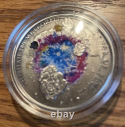 2010 Cook Islands $5 Proof HAH 280 Meteorite Coin