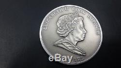 2010 Cook Islands 5$ The HAH 280 Meteorite Silver Coin perfect UNC