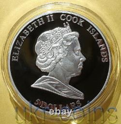 2010 Cook Islands Godmother 1Oz Silver Proof Color Coin Ukraine Custom Tradition