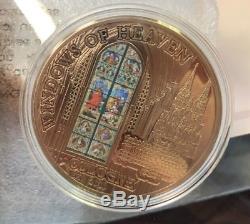 2010 Cook Islands Sterling Silver 925 $10 Windows Of Heaven Cologne Low Mintage