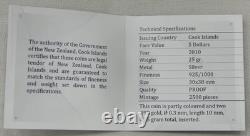 2010 Cook Islands Vasily Tropinin 25g. 999 Silver Proof Coin in OGP with COA