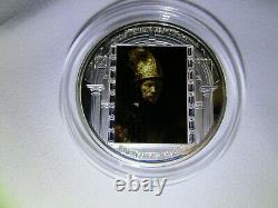 2010 Masterpieces of Art, Man in Golden Helmet by Rembrandt Silver Coin