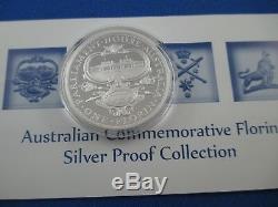 2011 $1 COOK ISLANDS 1oz SILVER PROOF COIN AUSTRALIAN COMMEMORATIVE FLORIN