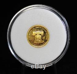 2011 $5 1/10oz. 24 Pure Gold Coin Cook Islands Statue of Liberty 09DUD