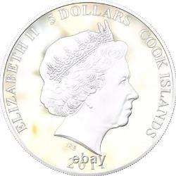 2011 $5 Cook Islands Kitty Named Woof 1 oz Silver Proof Coin WithCase & Capsule