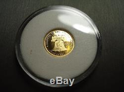 2011 $5 LIBERTY 1/10 OZ. 24 PURE GOLD COIN COOK ISLANDS #V7