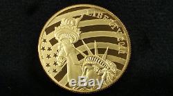 2011 Cook Islands 1/2oz. 24 Pure Gold U. S. Tribute Coin