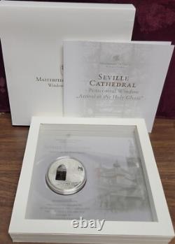 2011 Cook Islands $10 Silver Coin Windows of Heaven Seville Cathedral