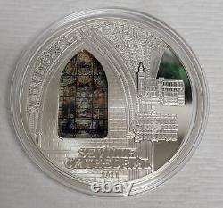 2011 Cook Islands $10 Silver Coin Windows of Heaven Seville Cathedral