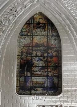 2011 Cook Islands $10 Silver Coin Windows of Heaven Seville Cathedral