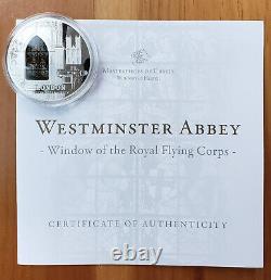 2011 Cook Islands $10 WINDOWS OF HEAVEN Westminster Abbey London Silver Coin