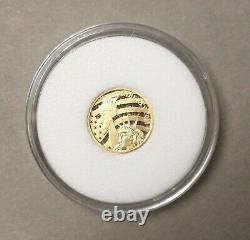 2011 Cook Islands $5 1/10 oz. 24 GOLD Collectors Statue Liberty. 240 Fine Coin