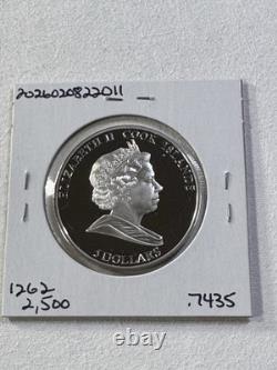 2011 Cook Islands $5 Hollywood Legends Sophia Loren Silver Proof Coin