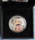 2011 Cook Islands $5 Marilyn Monroe 85th Ann. 25g. 925 Silver Coin with diamond