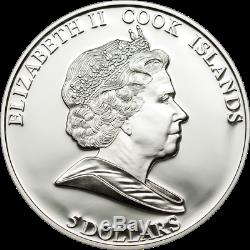 2011 Cook Islands Silver $5 Terminator 2 PF69-70 UC NGC 3-Coin Set POP=3