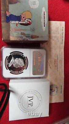 2011 Cook Islands Soviet Cartoon Soyuzmultfilm Karlsson On Roof NGC PF69