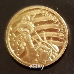 2011 Liberty Cook Island Gold 1/10 oz. 24 Pure Gold
