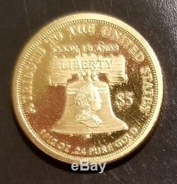 2011 Liberty Cook Island Gold 1/10 oz. 24 Pure Gold