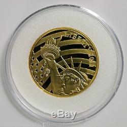 2011 Statue of LIberty $25 Gold Coin from Cook Islands 1/2 Oz. 24 Gold