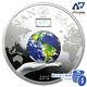 2012 $10 Cook Islands Nano Earth The World In Your Hand Silver Proof Coin