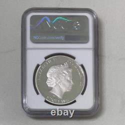 2012 $5 Seymchan Meteorite NGC PF 70 ultra cameo Cook Islands silver Colorized