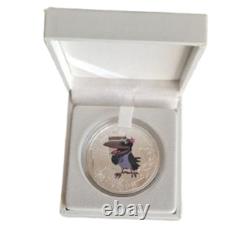 2012 Cook Islands 5$ The Return of the Prodigal Parrot Raven 1 Oz Silver Coin